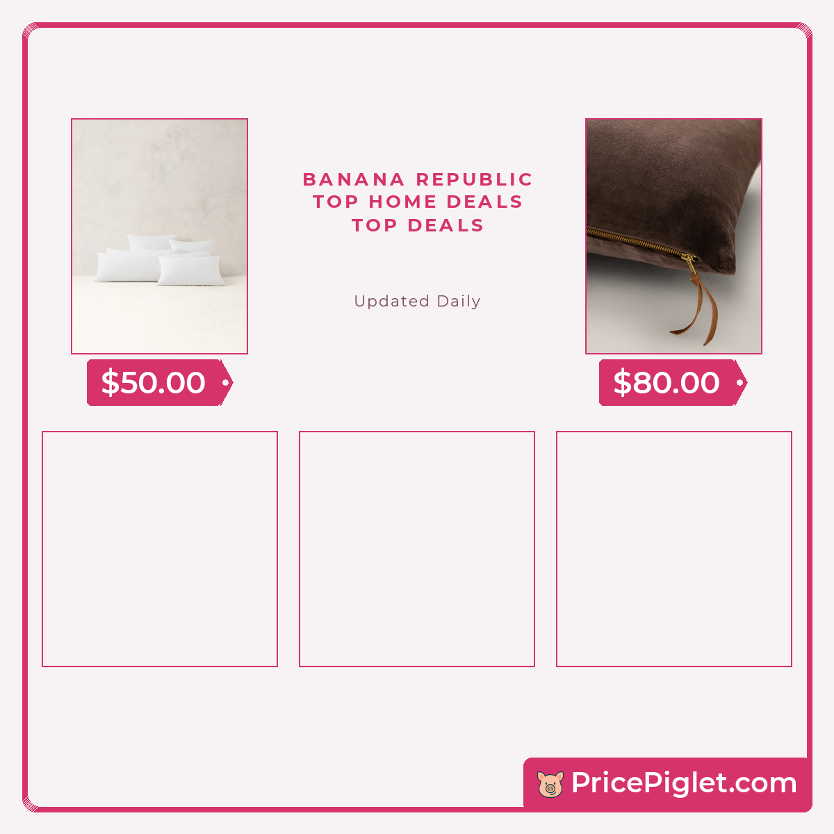 Top Home deals at Banana Republic right now