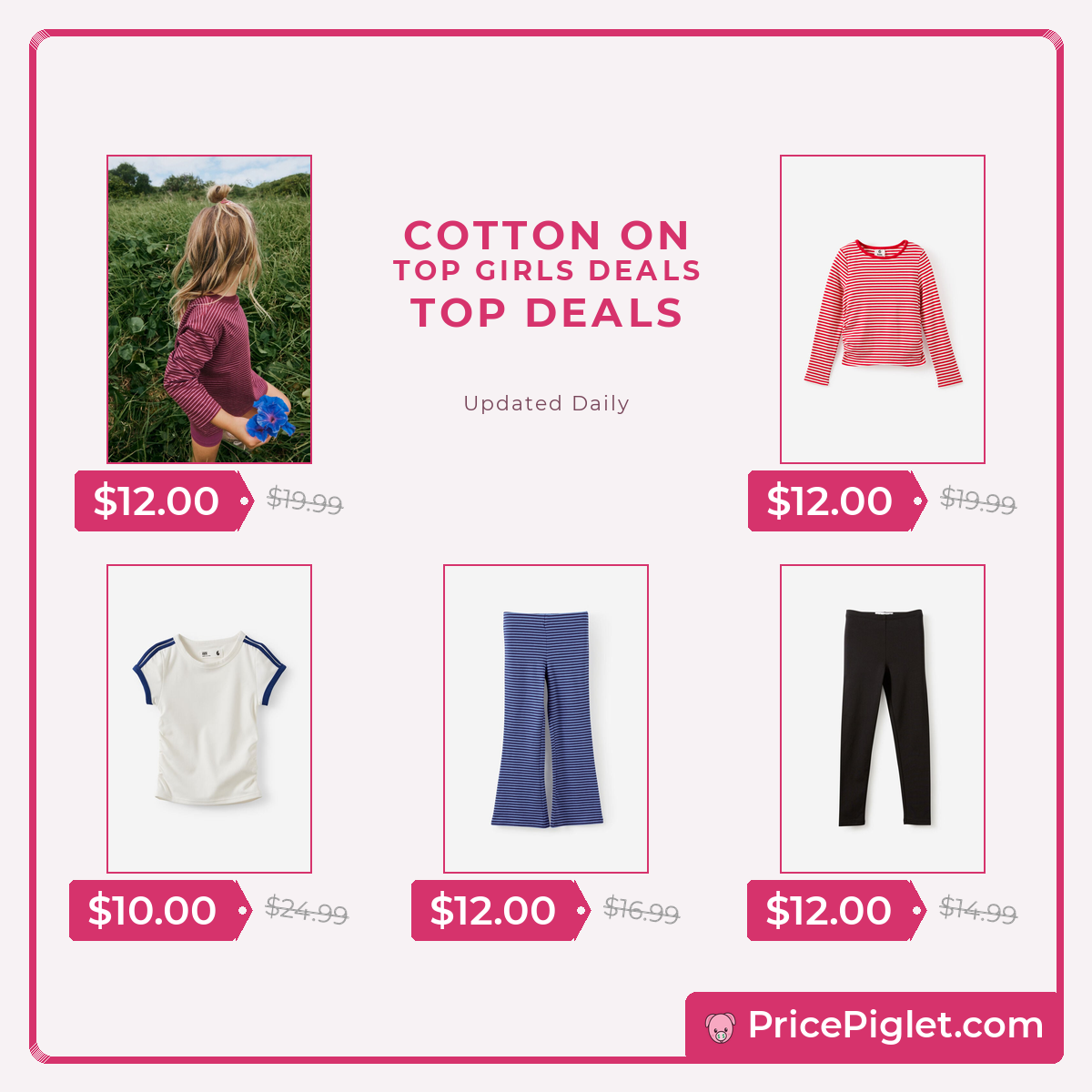 Top Girls deals at Cotton On right now