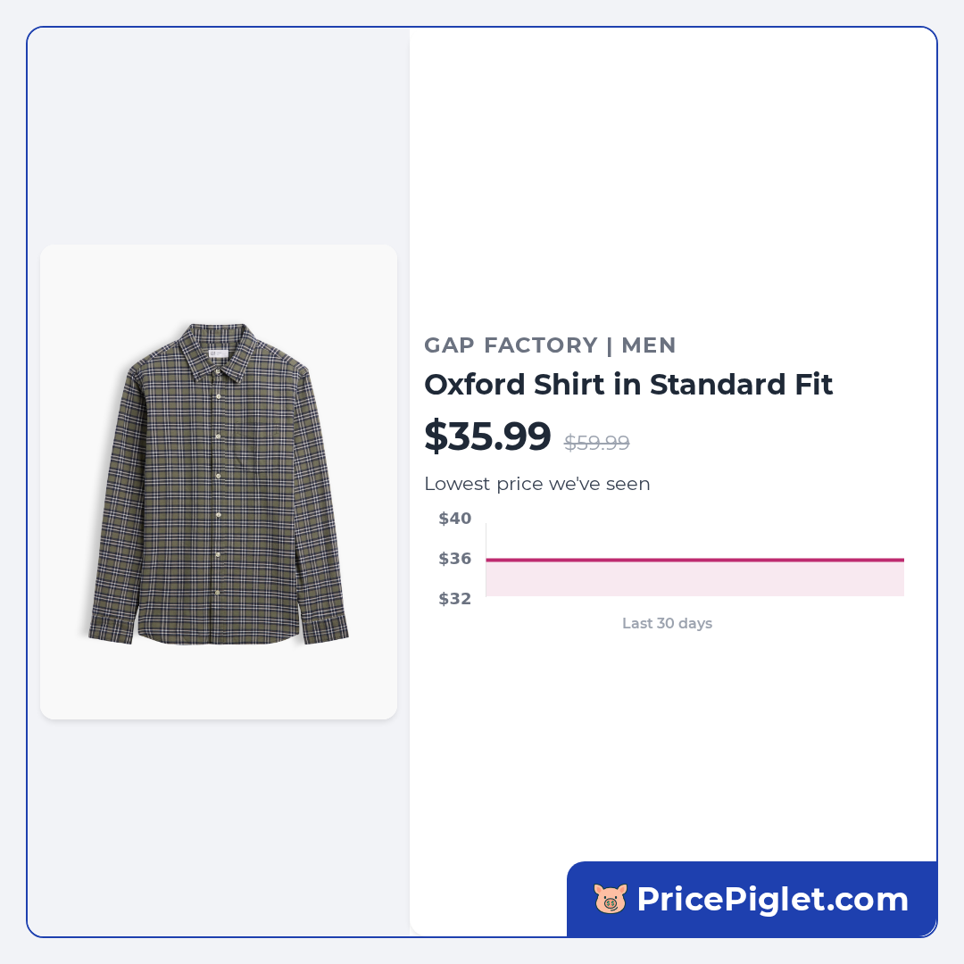 Oxford Shirt in Standard Fit