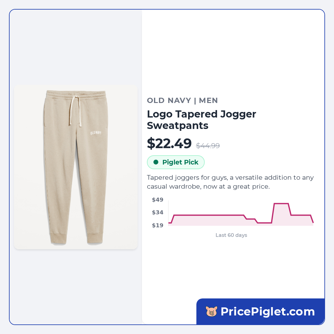 Logo Tapered Jogger Sweatpants