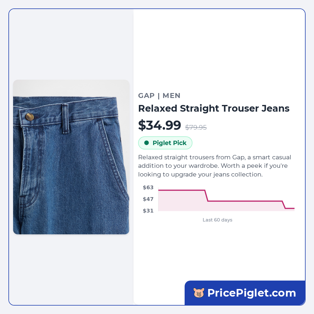 Relaxed Straight Trouser Jeans