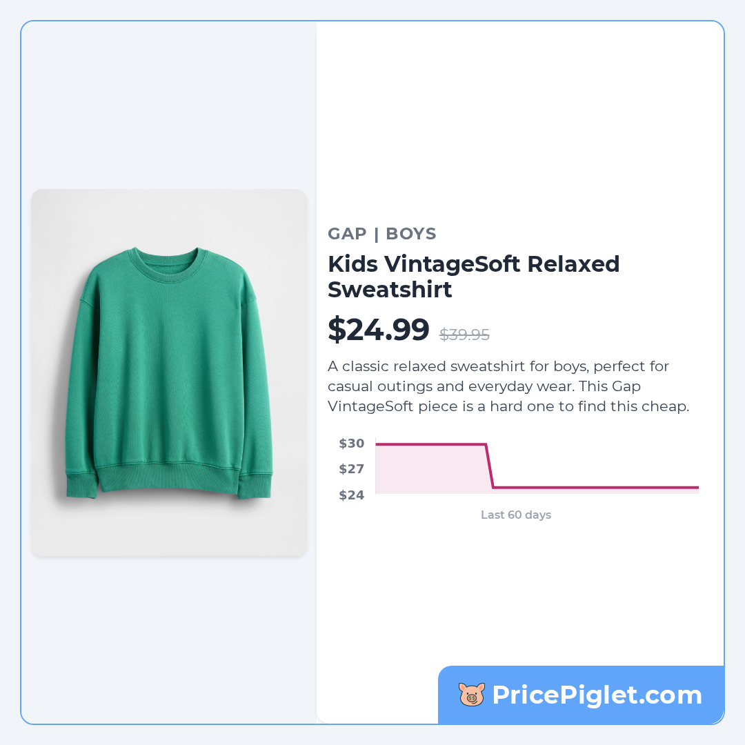 Kids VintageSoft Relaxed Sweatshirt