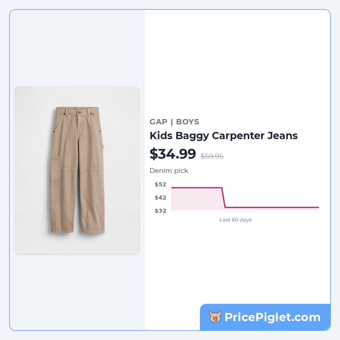 Kids Baggy Carpenter Jeans