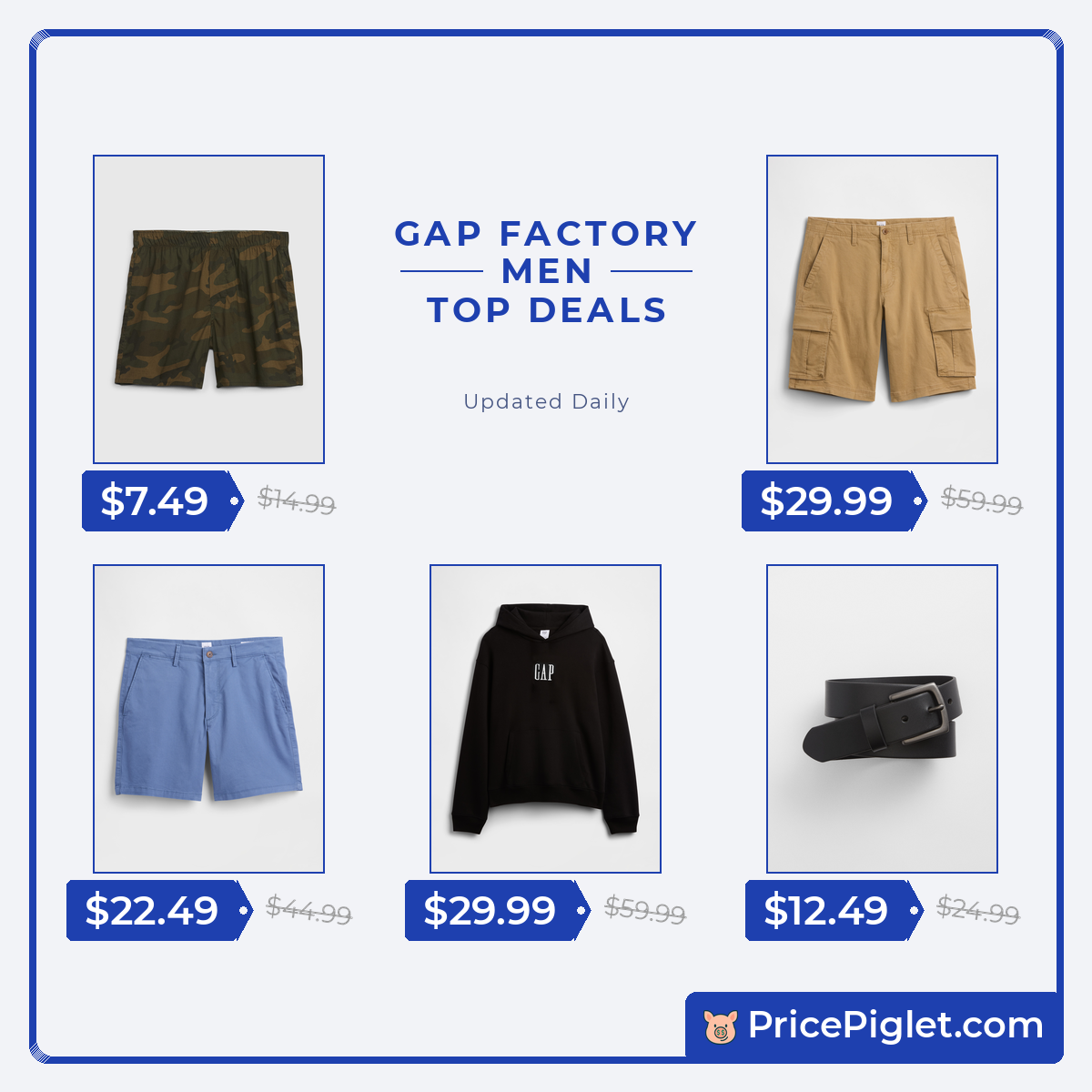 A Look at Men's Picks at Gap Factory Today