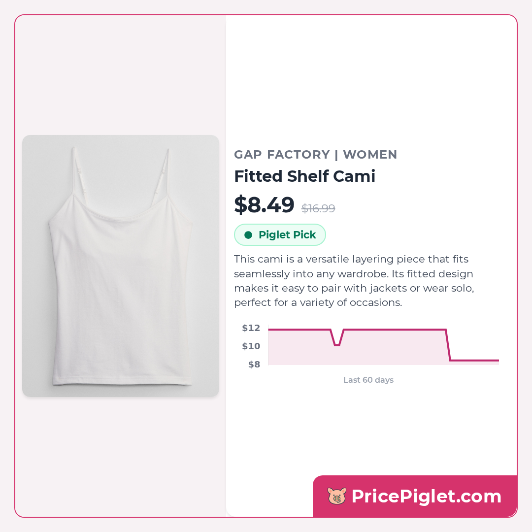 Fitted Shelf Cami