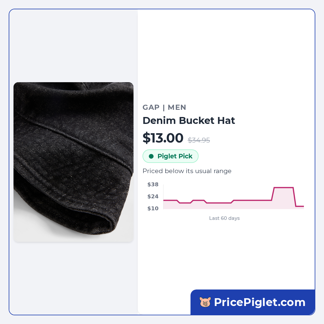 Denim Bucket Hat