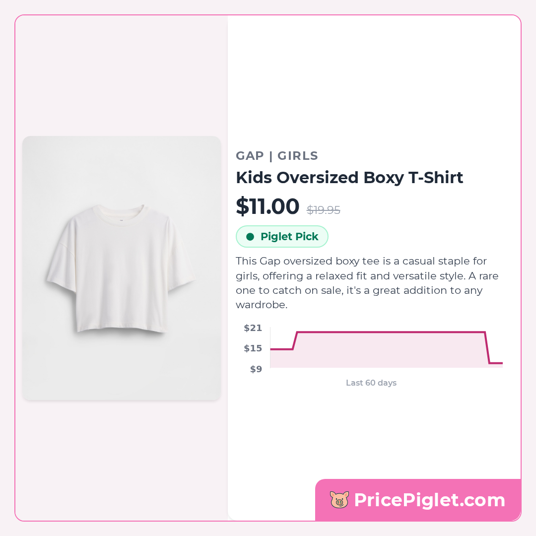 Kids Oversized Boxy T-Shirt