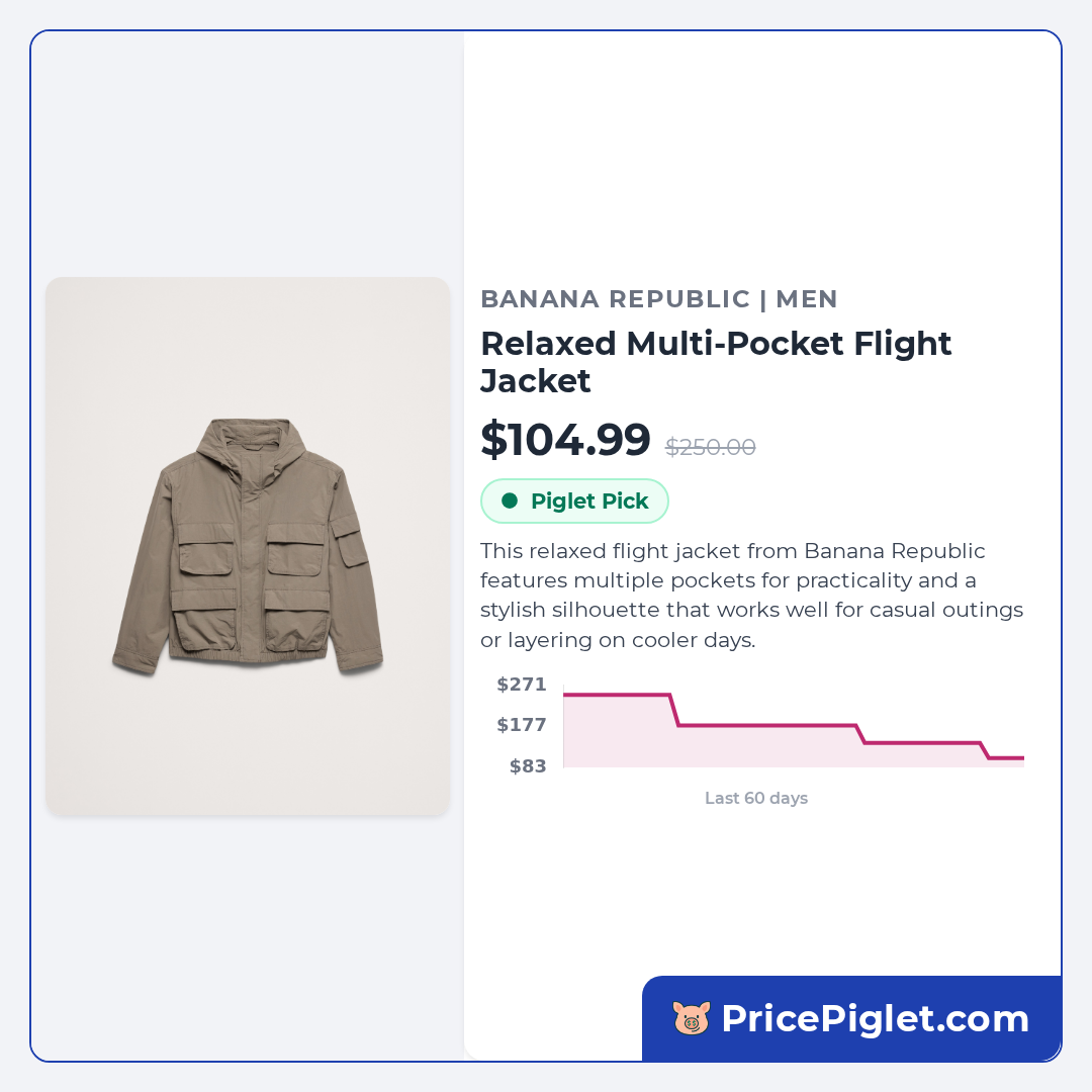 Relaxed Multi-Pocket Flight Jacket