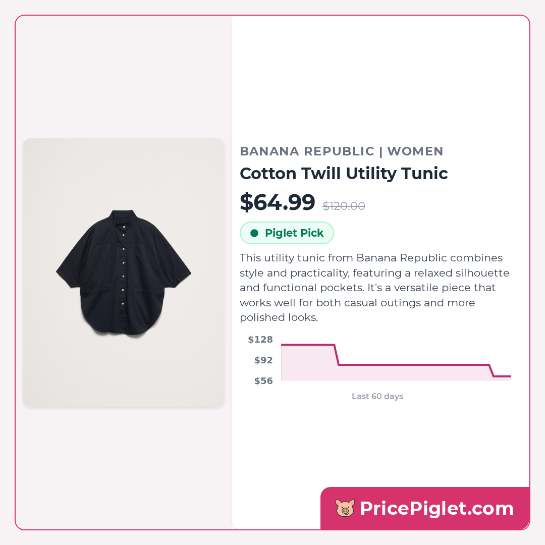 Cotton Twill Utility Tunic