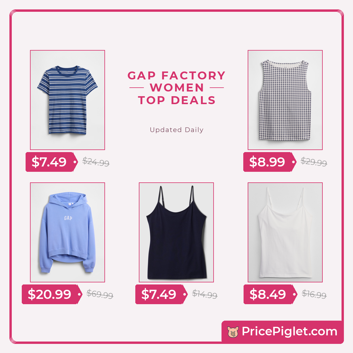 Women's Deals at Gap Factory Today