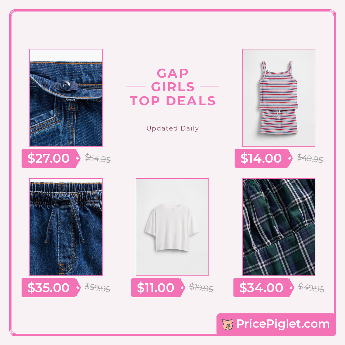 Girls' Deals at Gap Today