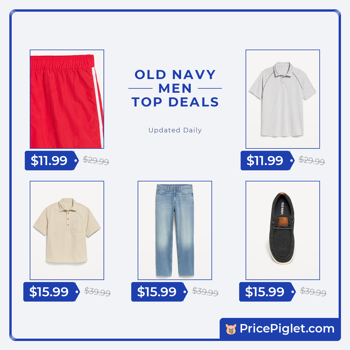 A Few Men's Picks at Old Navy Today
