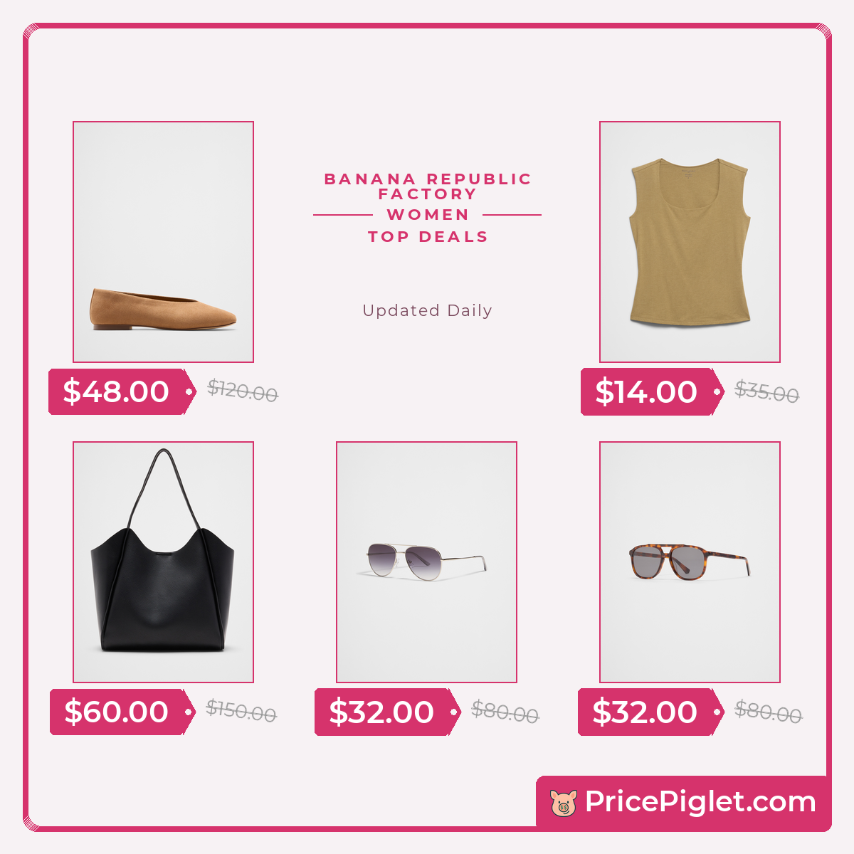 Best Women's Deals at Banana Republic Factory Today