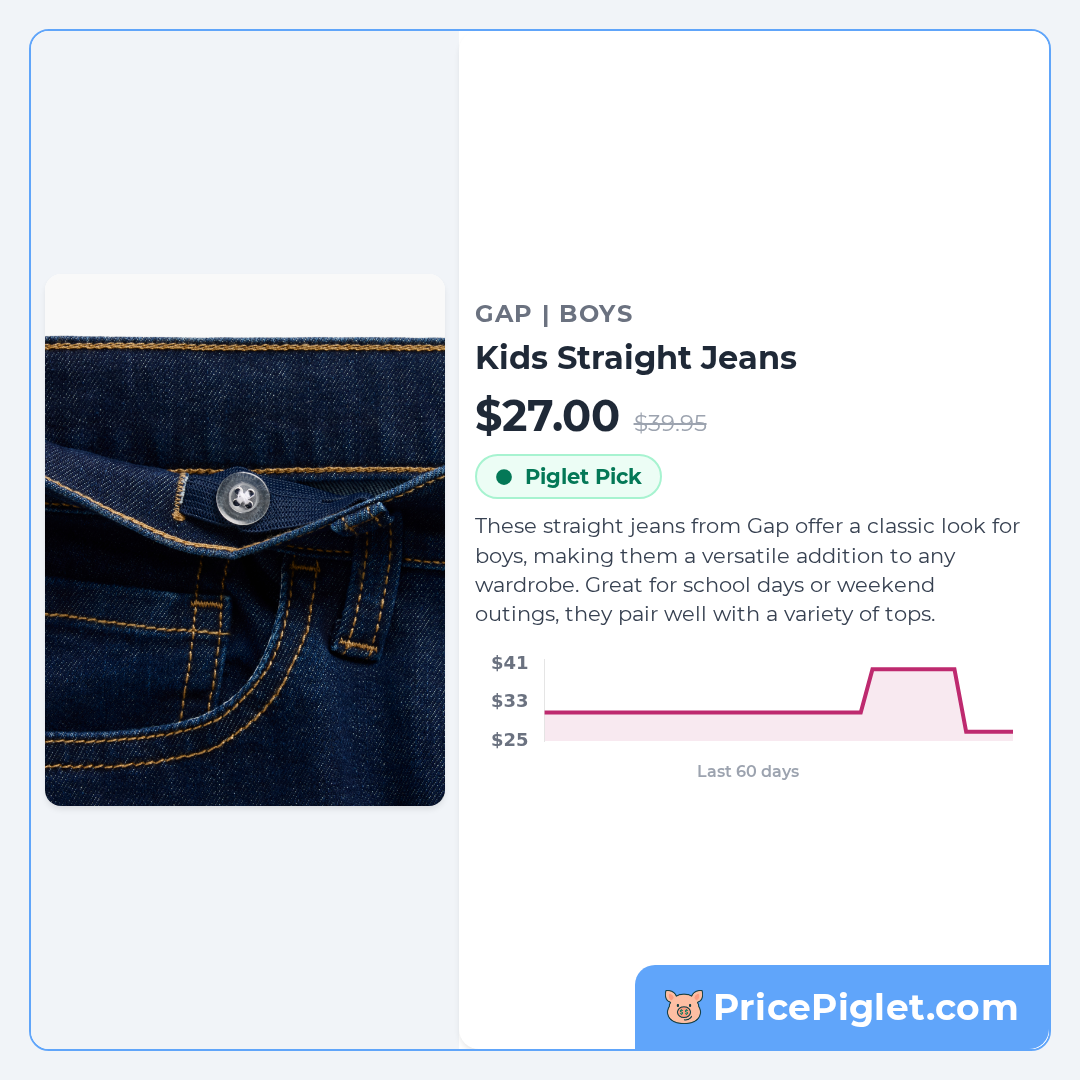 Kids Straight Jeans