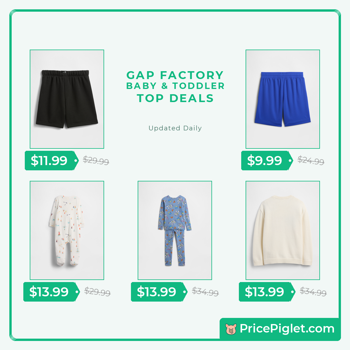 Baby & Toddler Deals at Gap Factory Today