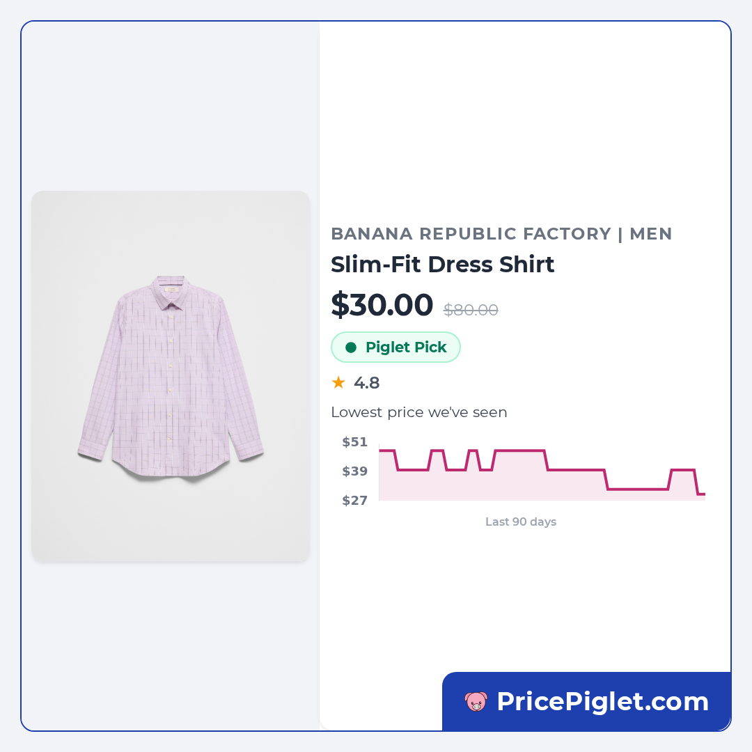 Slim-Fit Dress Shirt