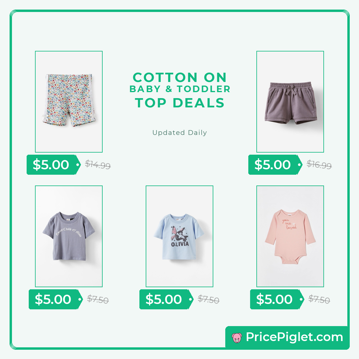 Baby & Toddler Deals at Cotton On Today