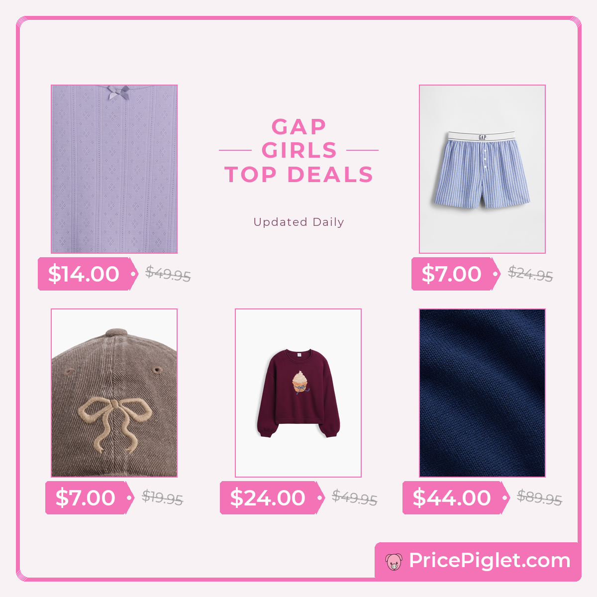 Girls' Deals at Gap Today