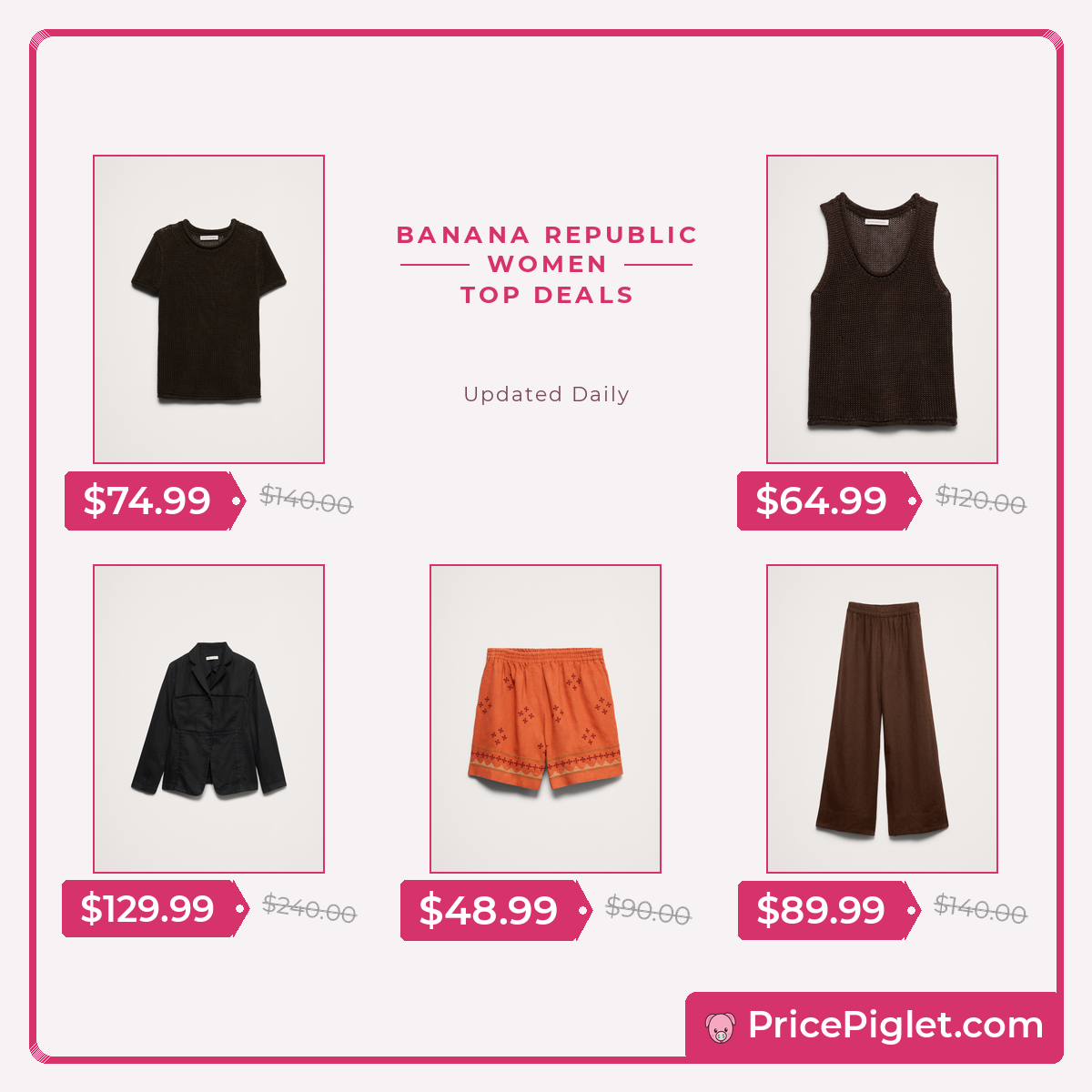 Banana Republic Women's Sale Has a Few Good Finds Today