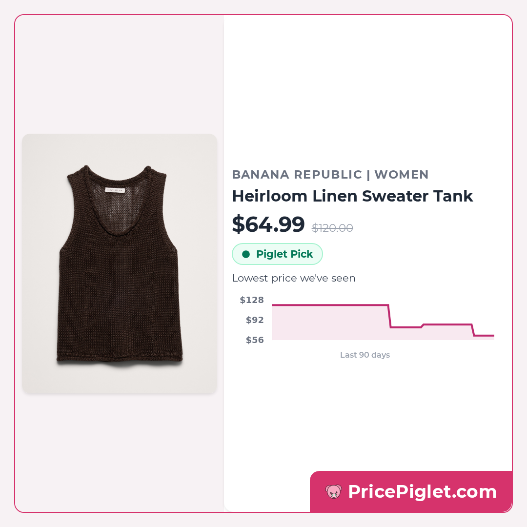 Heirloom Linen Sweater Tank