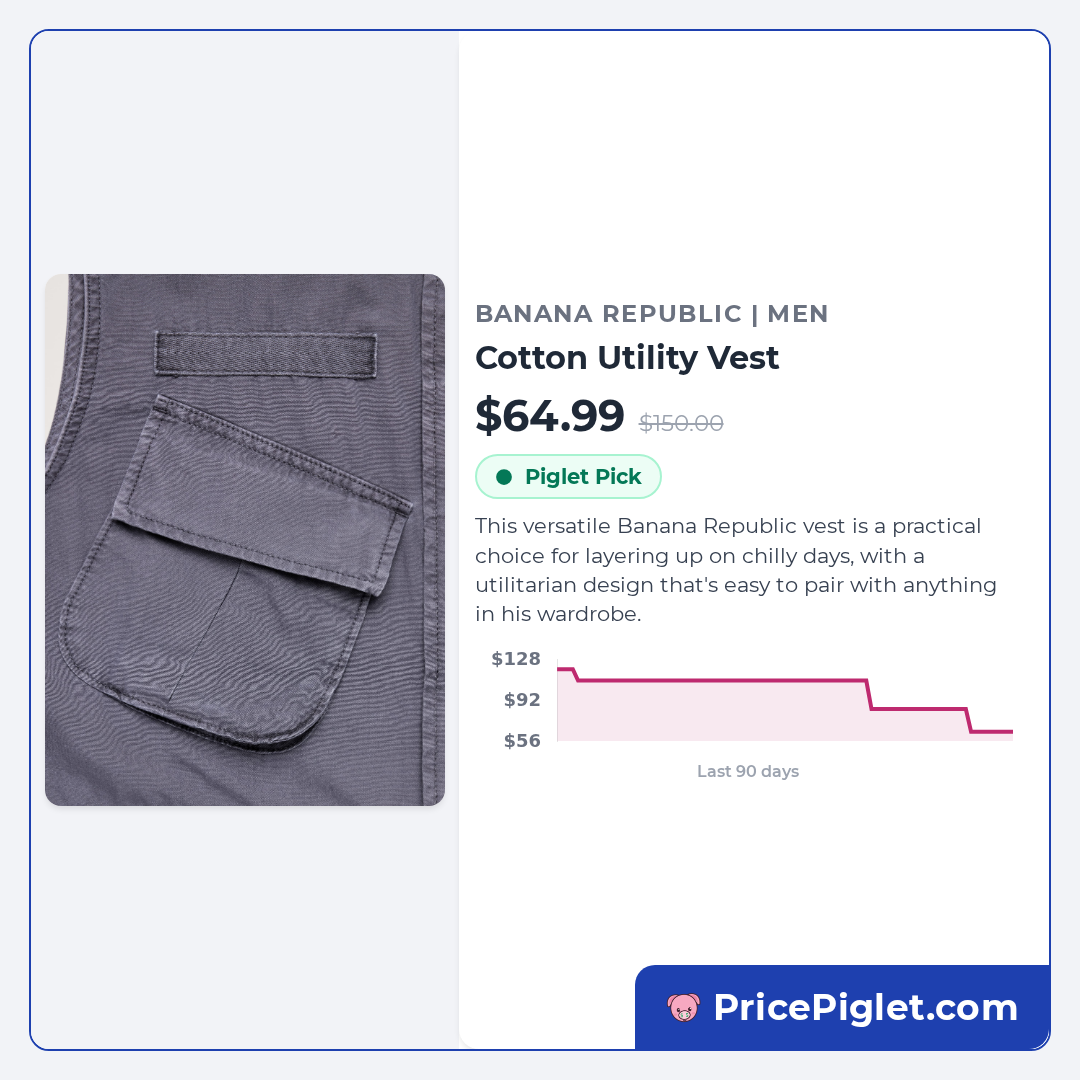 Cotton Utility Vest