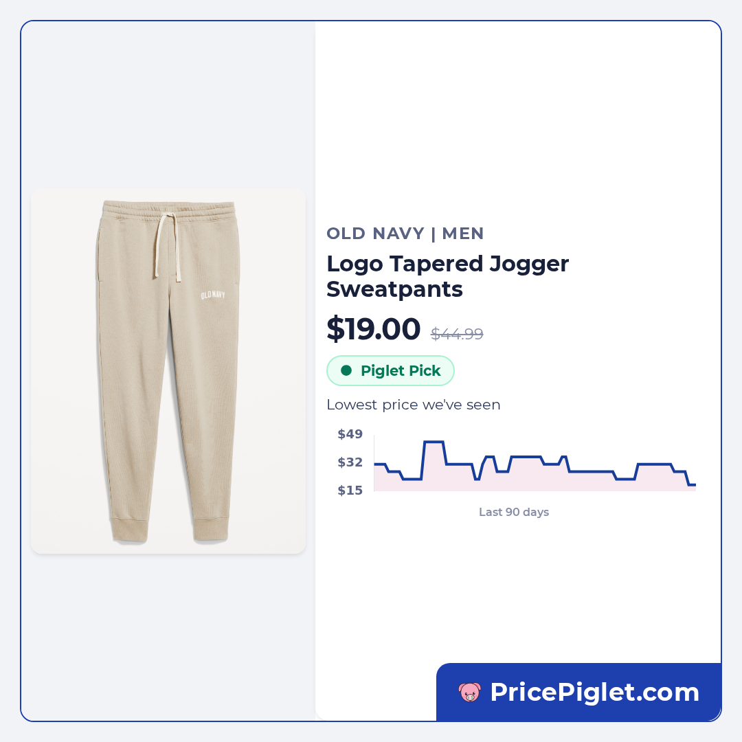 Logo Tapered Jogger Sweatpants