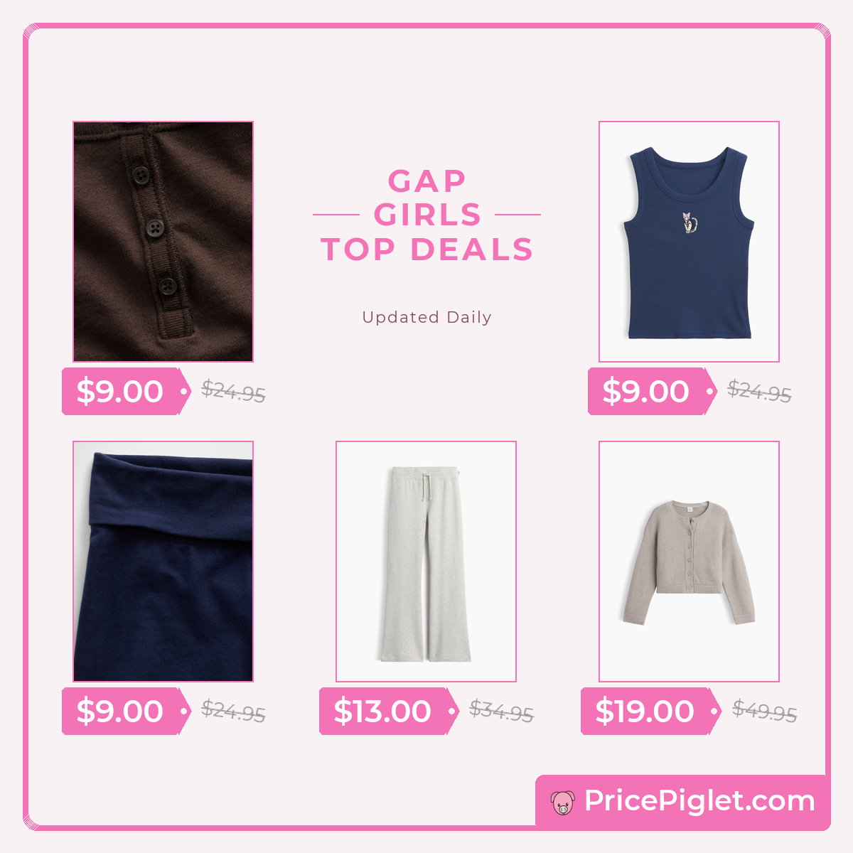 A Look at Girls' Picks at Gap Today