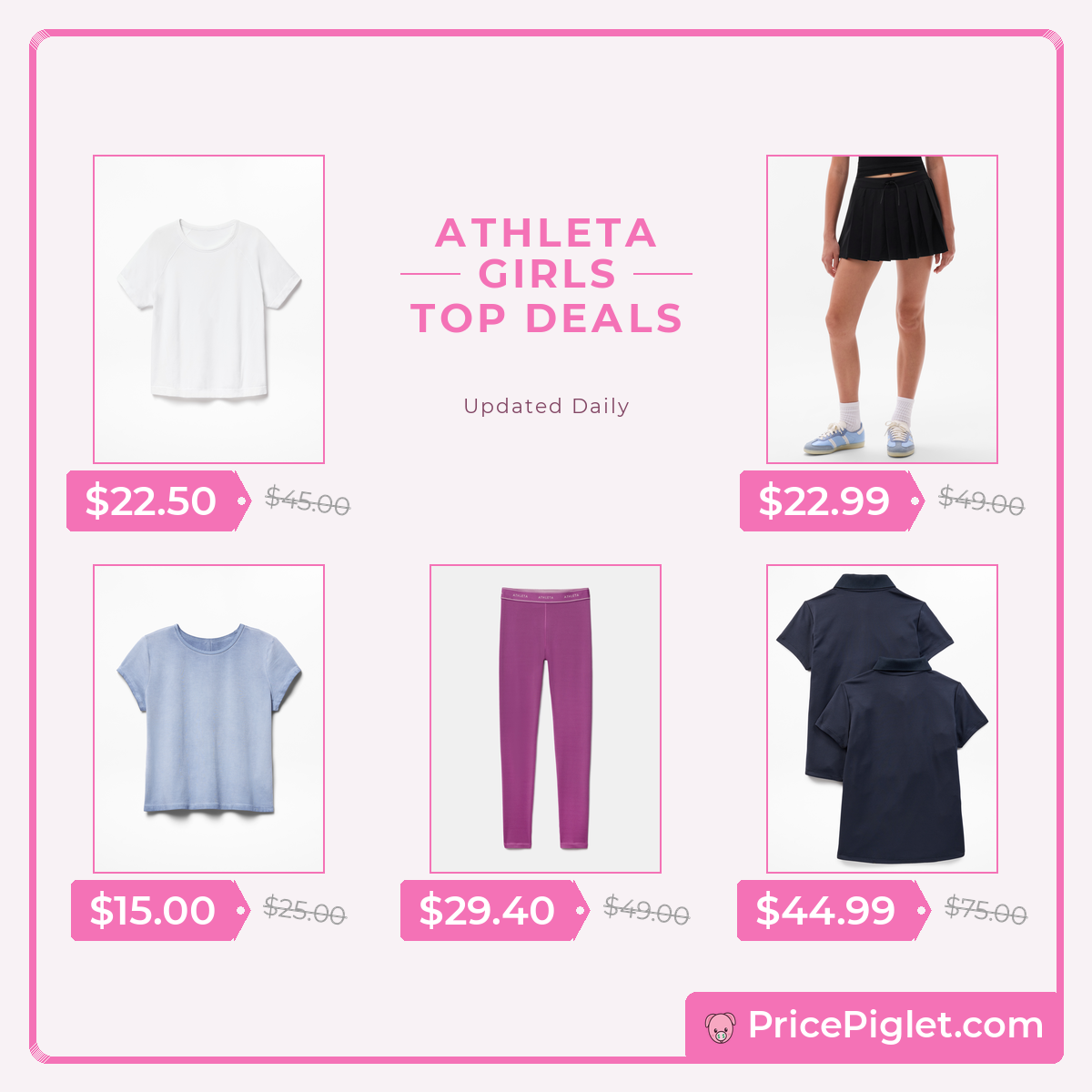 A Few Girls' Picks at Athleta Today