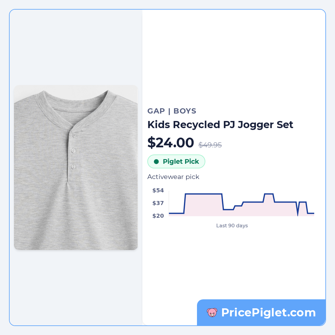 Kids Recycled PJ Jogger Set