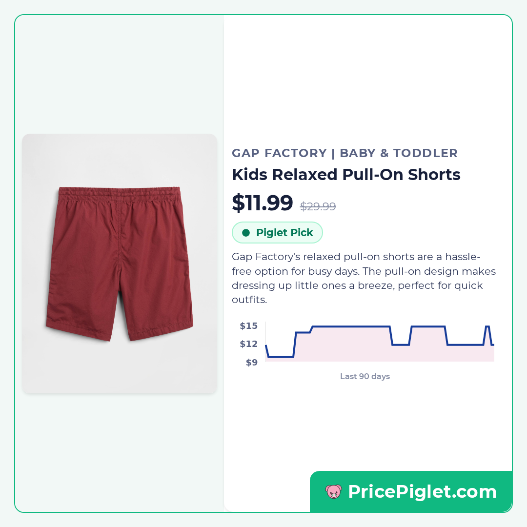 Kids Relaxed Pull-On Shorts