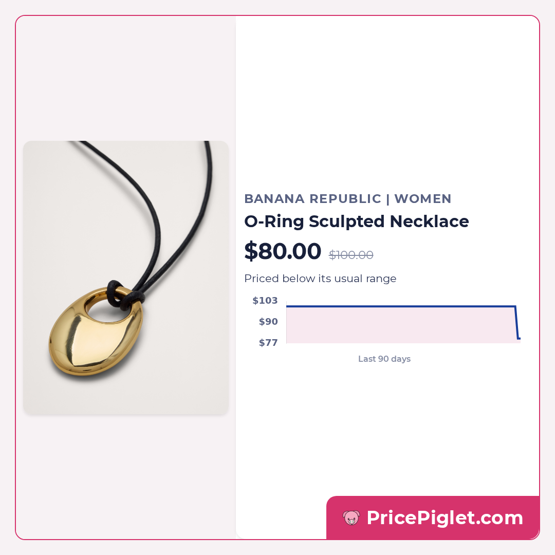 O-Ring Sculpted Necklace