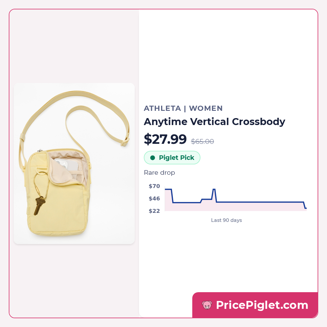Anytime Vertical Crossbody