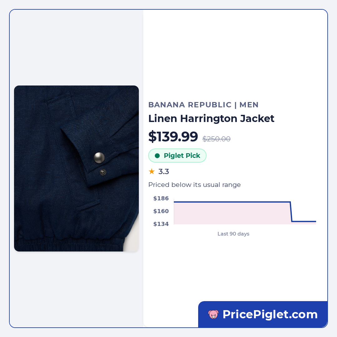 Linen Harrington Jacket