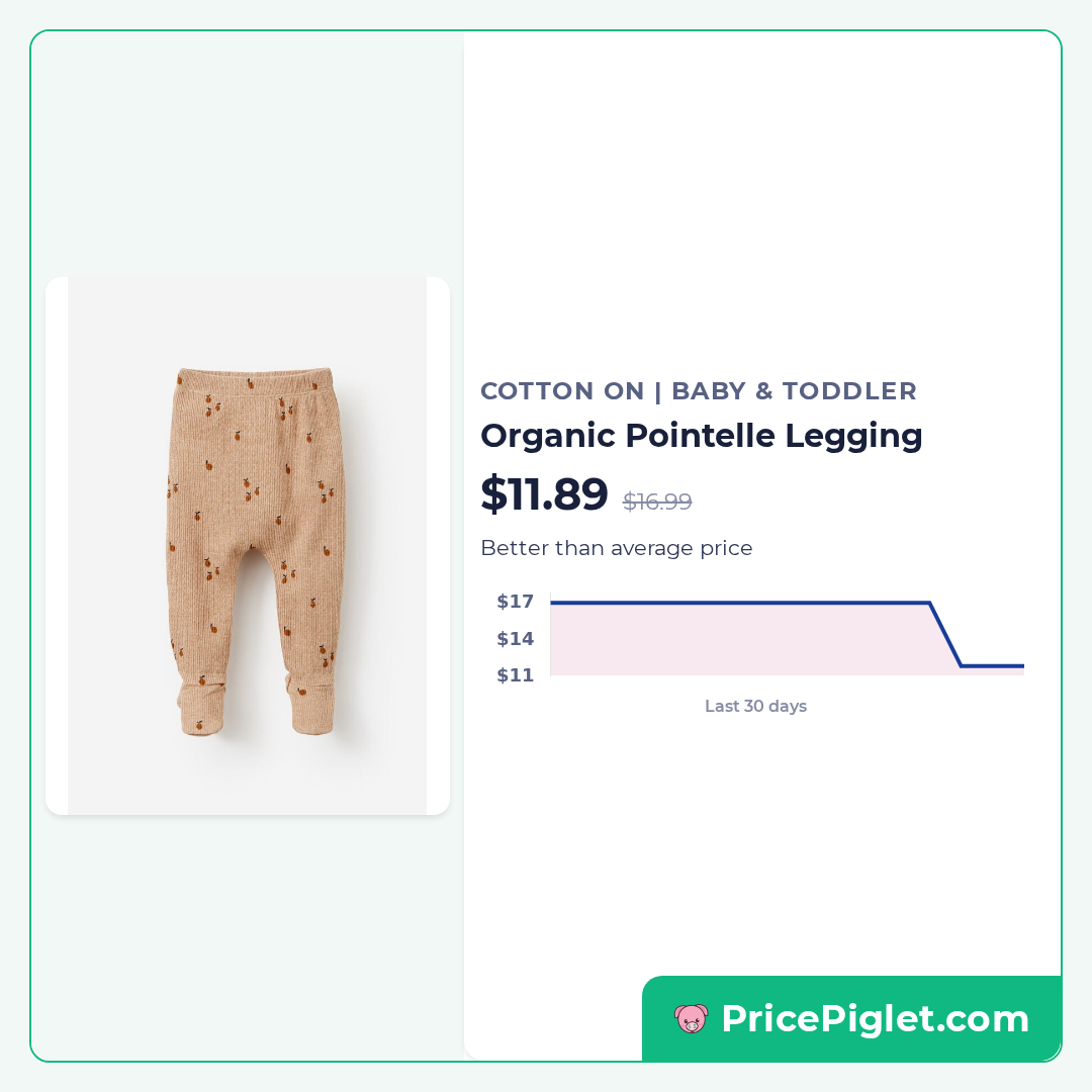 Organic Pointelle Legging