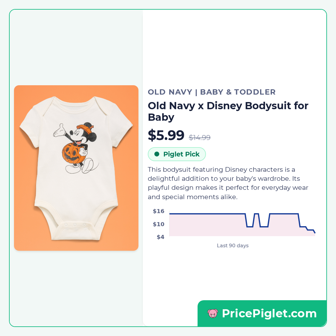 Old Navy x Disney Bodysuit for Baby