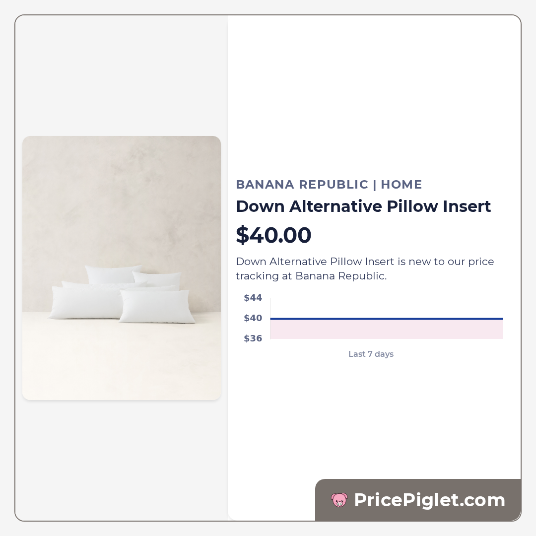 Down Alternative Pillow Insert