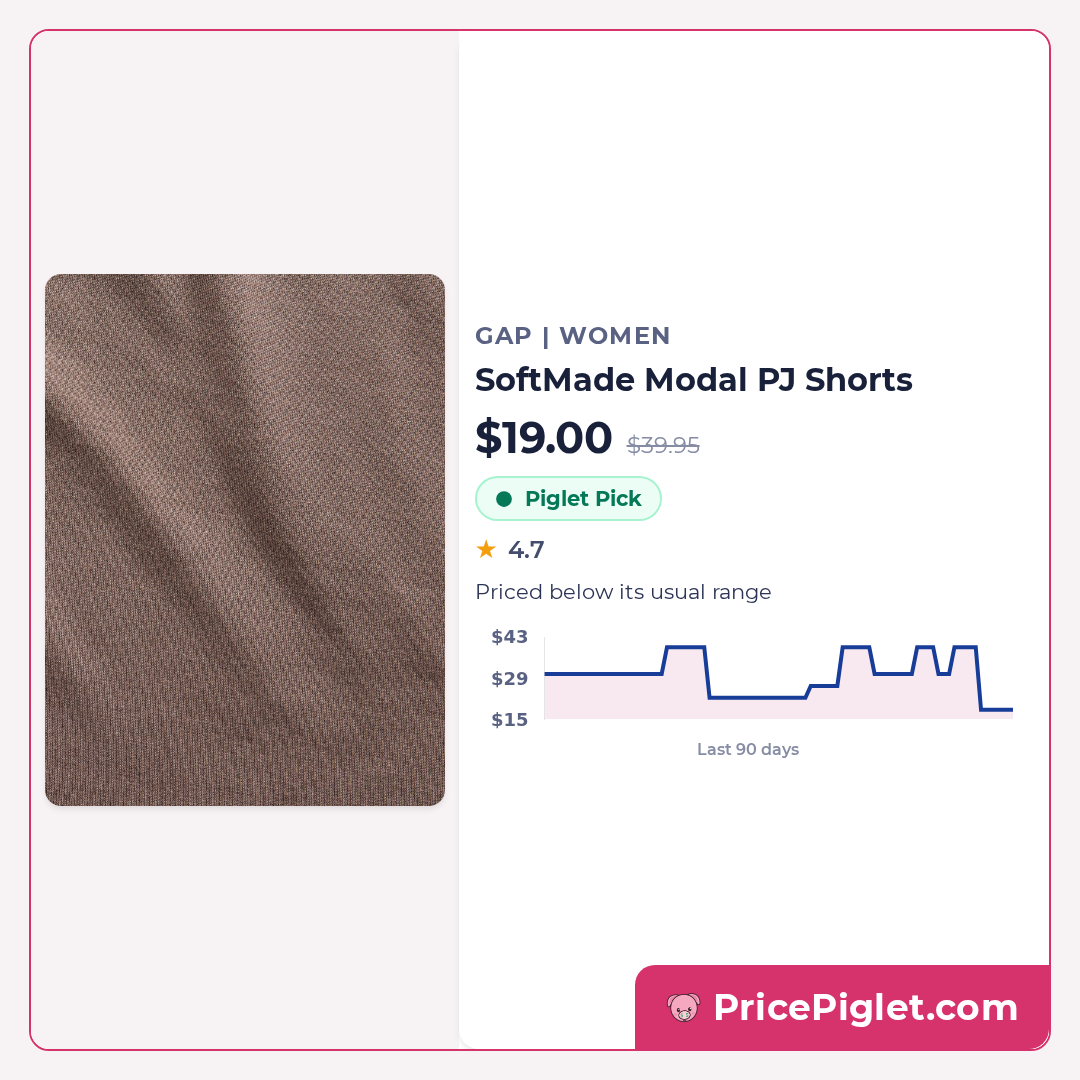 SoftMade Modal PJ Shorts