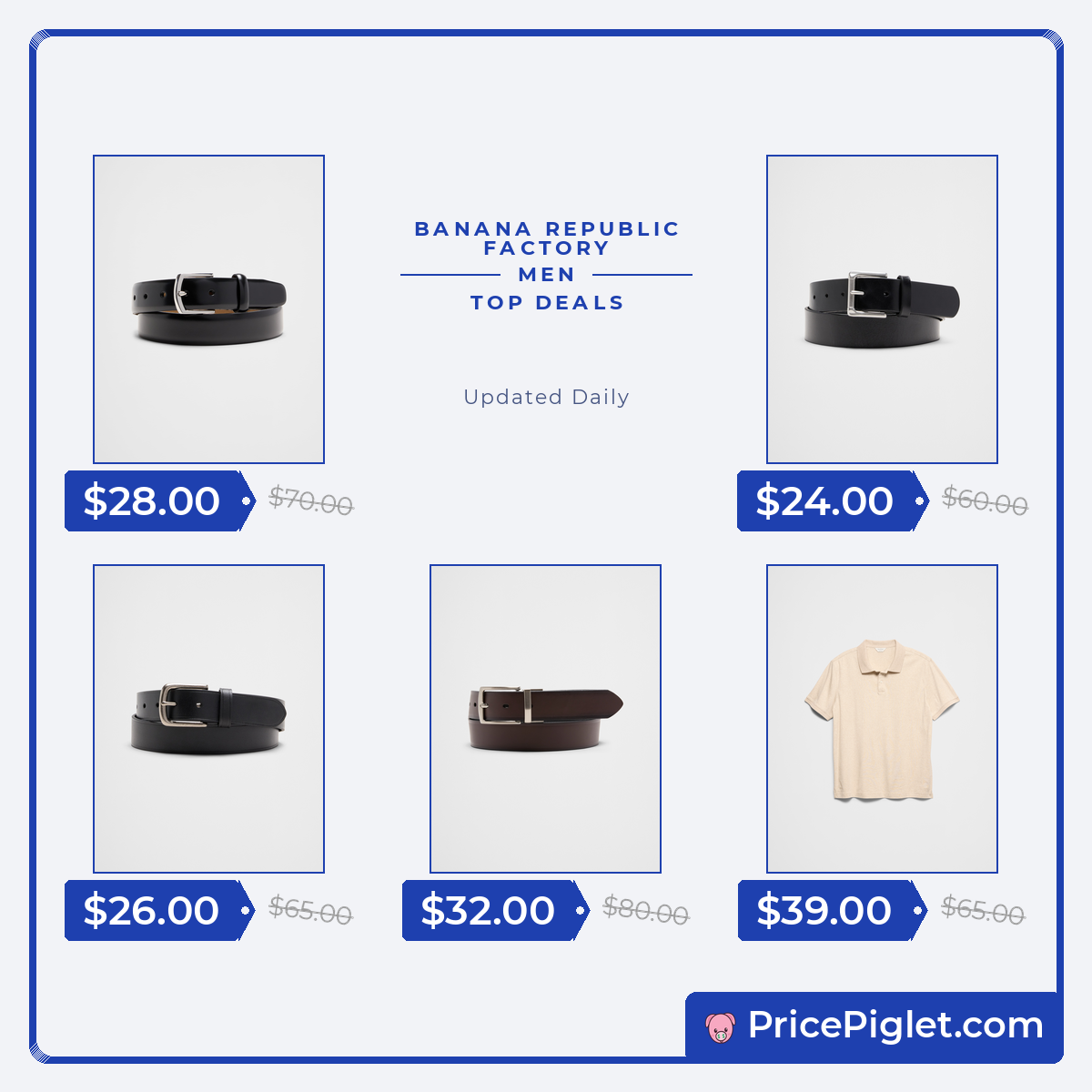 A Look at Men's Picks at Banana Republic Factory Today