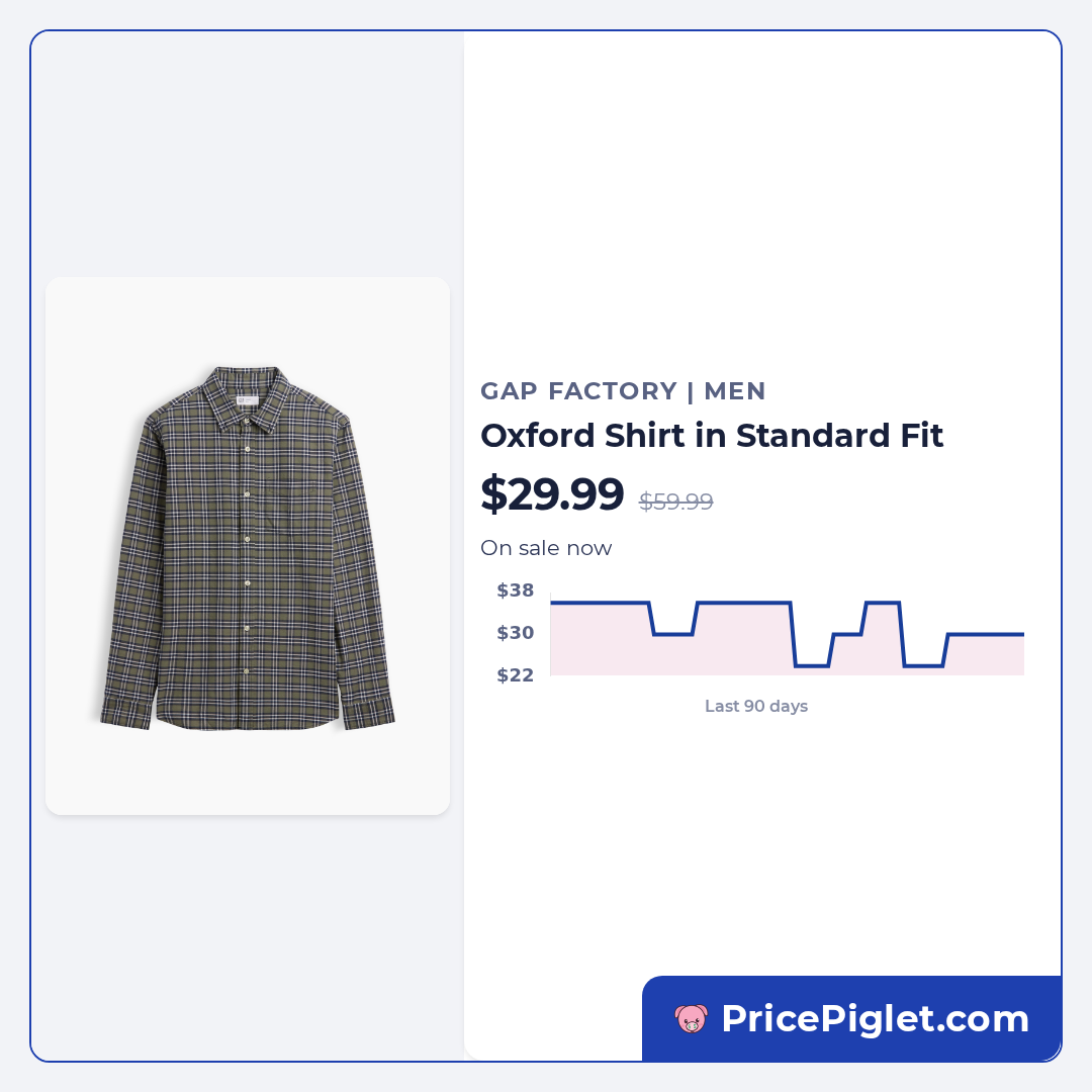 Oxford Shirt in Standard Fit