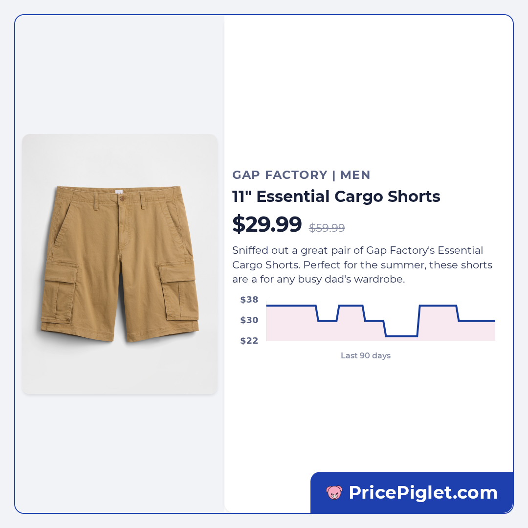 11" Essential Cargo Shorts