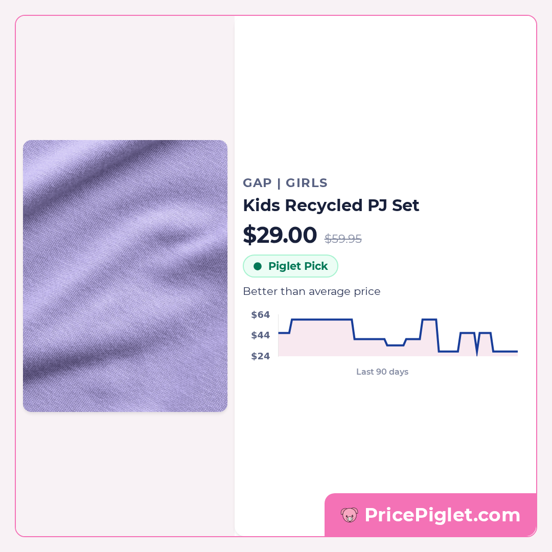 Kids Recycled PJ Set