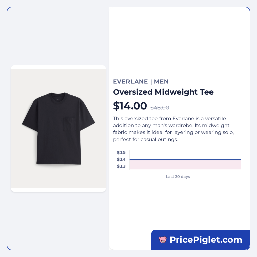 Oversized Midweight Tee