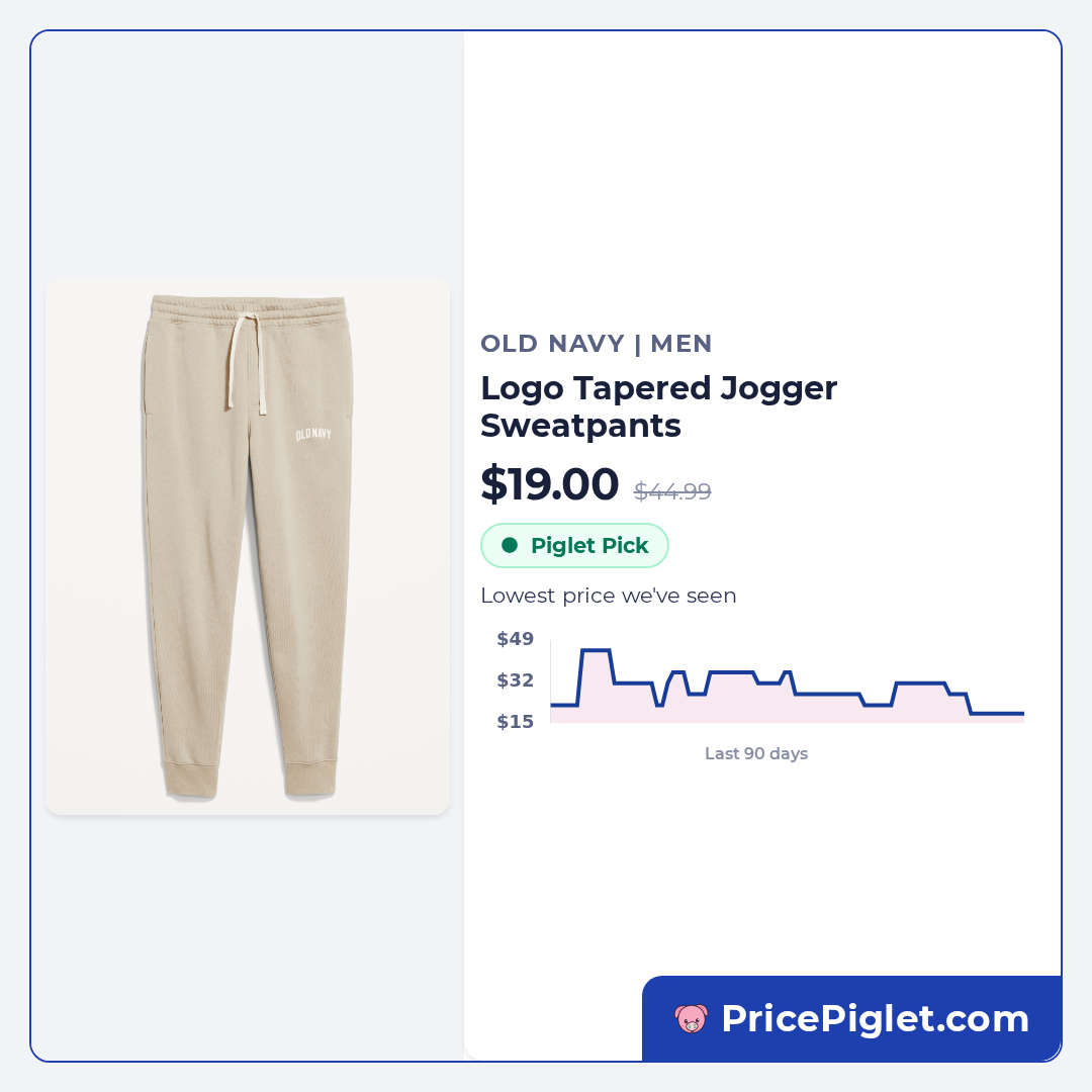 Logo Tapered Jogger Sweatpants