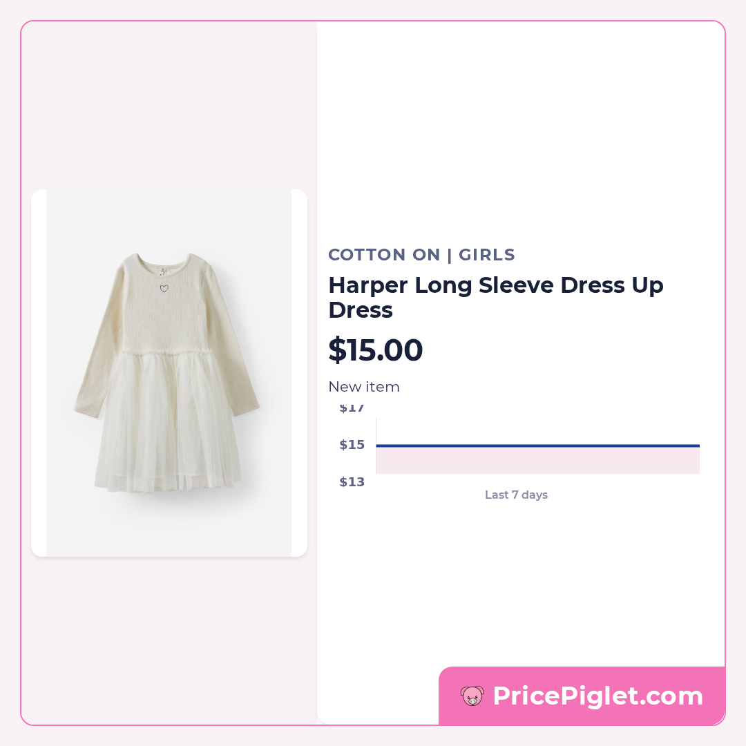 Harper Long Sleeve Dress Up Dress