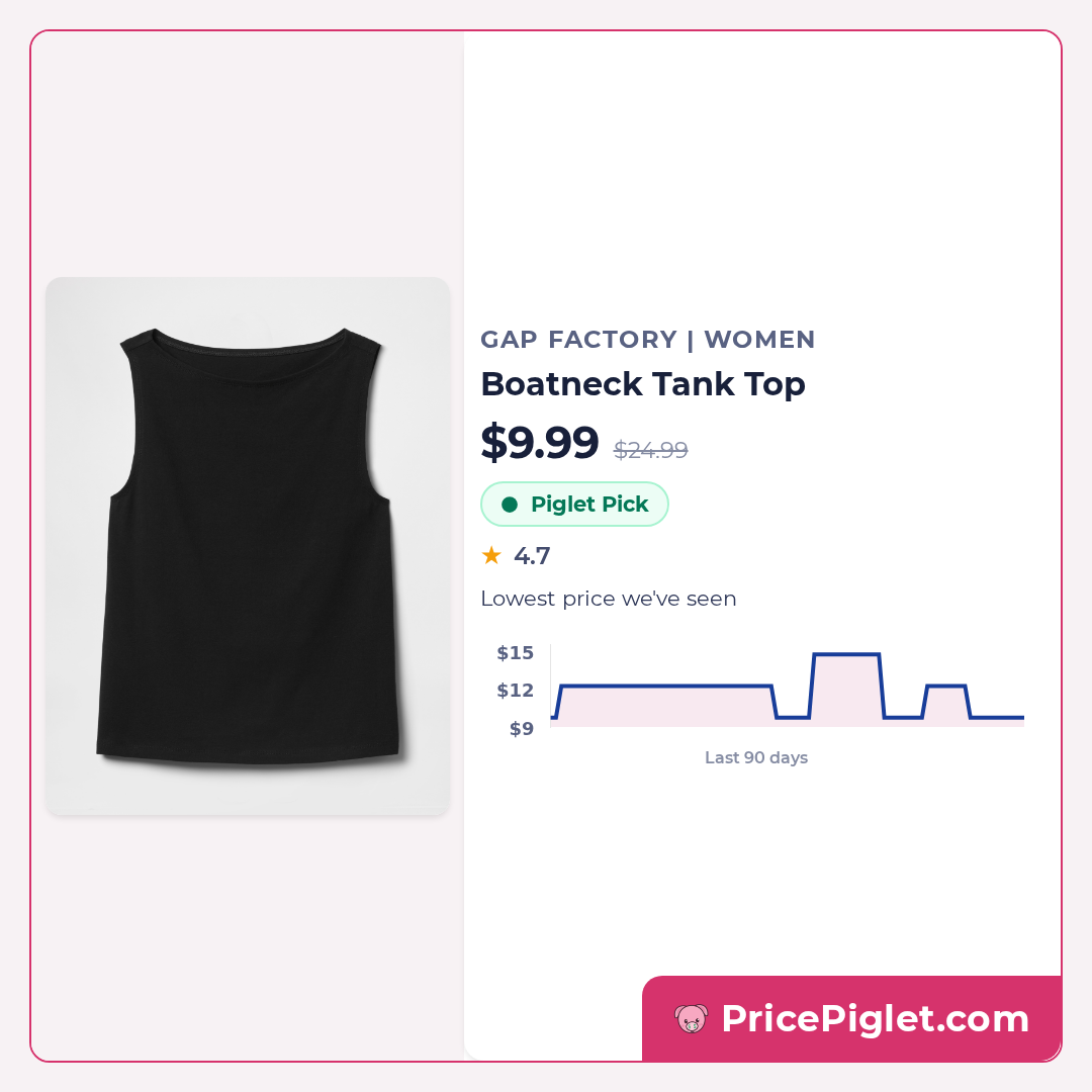 Boatneck Tank Top