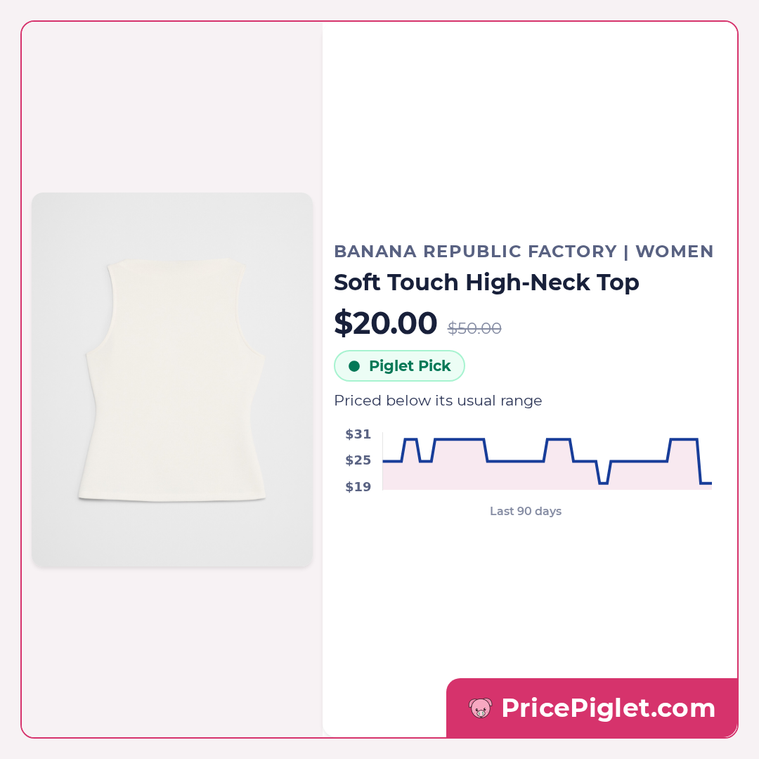 Soft Touch High-Neck Top